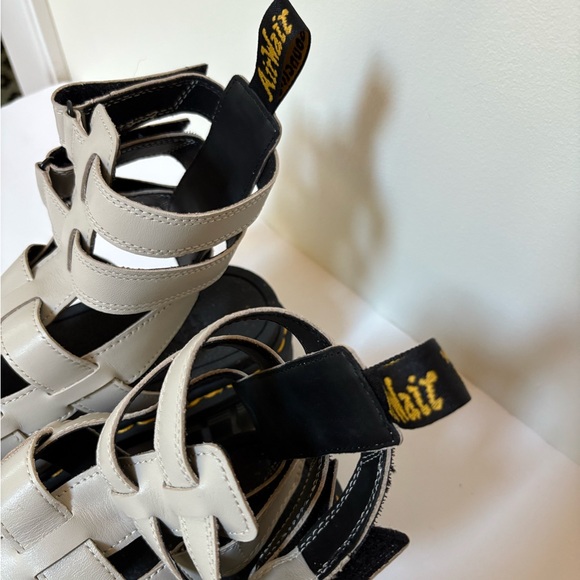 NWOT Dr. Martens Ricki Nappa Lux Leather Platform Gladiator Sandals Size 10 - Picture 14 of 14